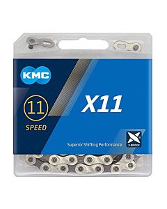CADENA KMC X11 1/2x11/128 118 ESL 5.65 mm PLATA/GRIS